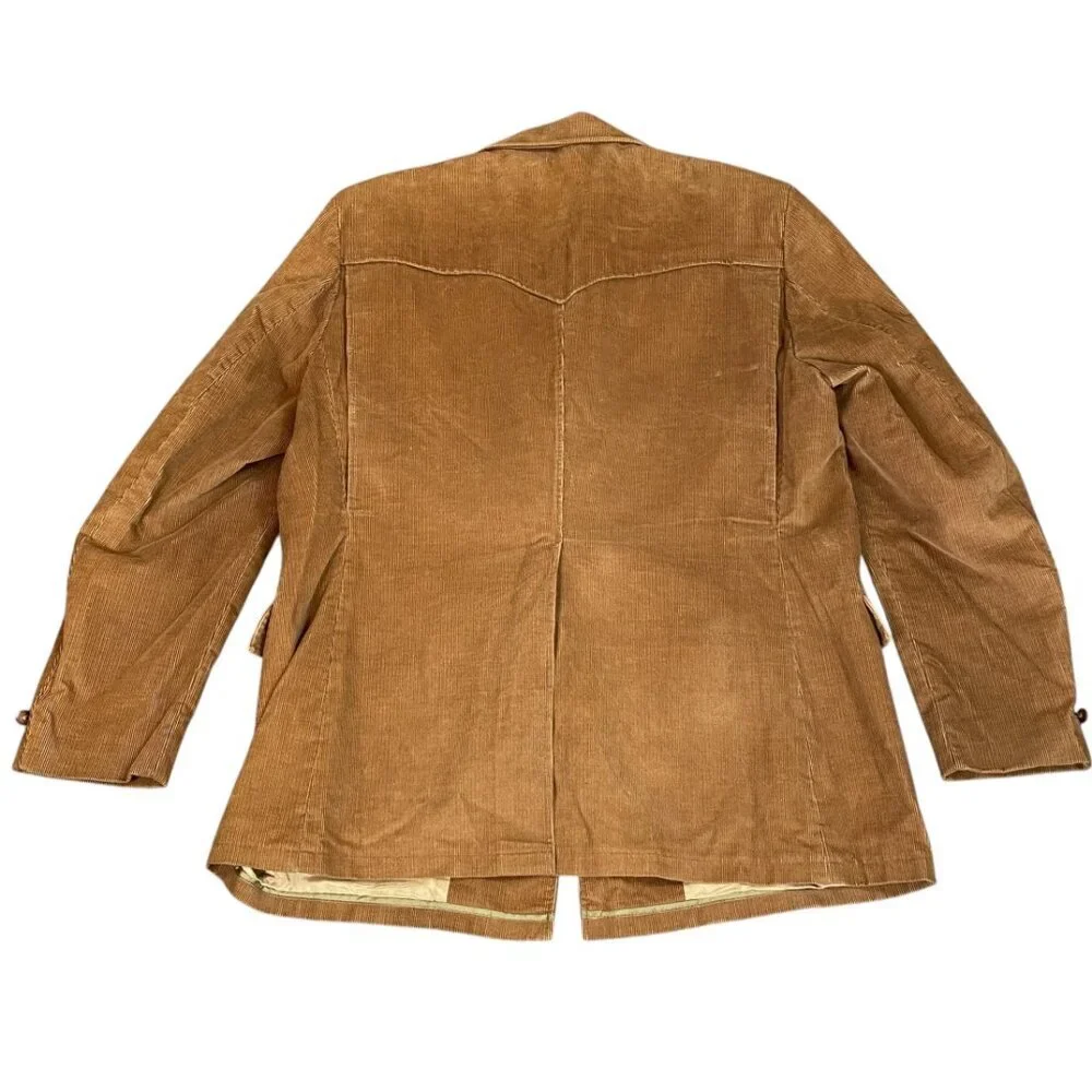 Vintage 70s Brad Whitney Men's Corduroy Western Sports Coat Blazer‎ #258A
